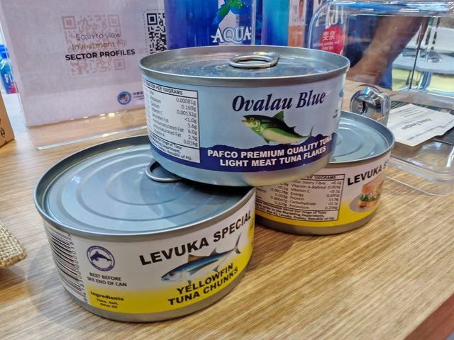 斐济的金枪鱼罐头。